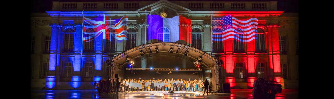 COMMEMORATIONS DE L'ACCORD DE BEAUVAIS - spectacle son &#38; lumière